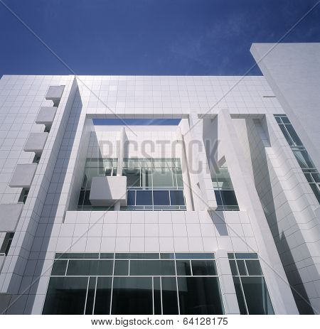Macba Museum facade detail