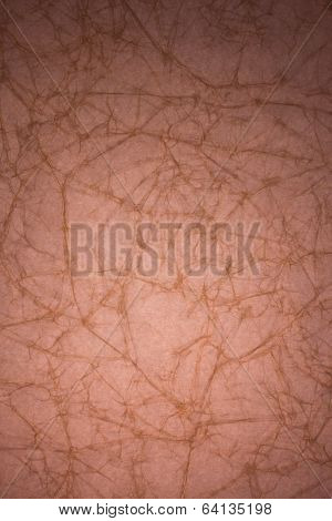 Brown Crumpled Paper Background Texture