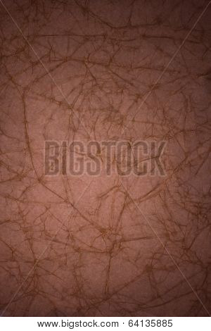 Brown Crumpled Paper Background Texture