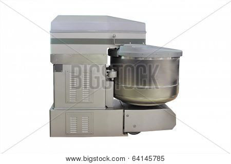 spiral dough mixer under the white background