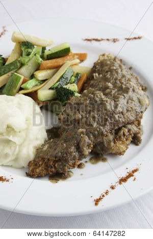 Pine Nut Encrusted Asiago Chicken