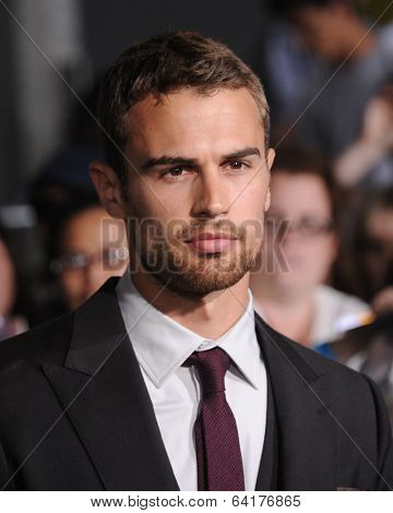 LOS ANGELES - MAR 18:  Theo James arrives to the 'Divergent' Los Angeles Premiere  on March 18, 2014 in Westwood, CA                