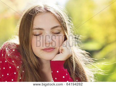 Beautiful spring girl