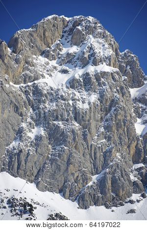 Foratata peak in Tena Valley, Pyrenees, Huesca, Aragon, Spain
