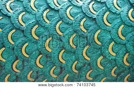 Fish Scale Texture Background