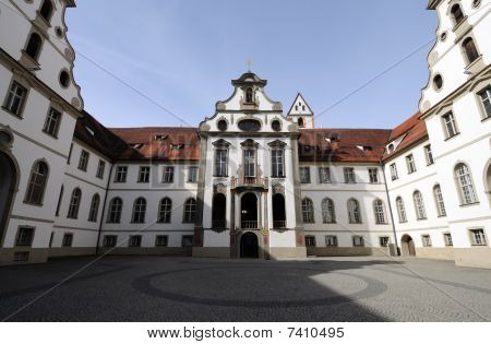 Dziedziniec Zamkowy w Fuessen, Niemcy