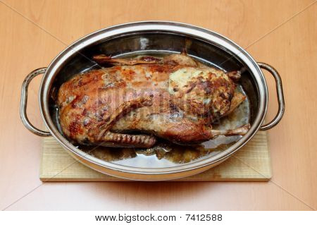 Roast duck i gryde