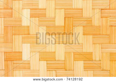 Wicker wood background, abstract geometric pattern