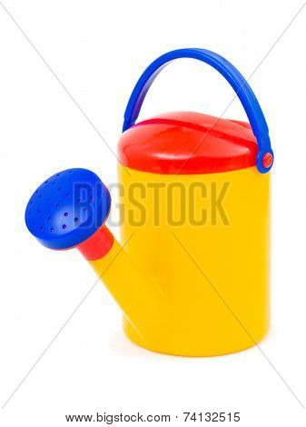 Watering can isolated on white background