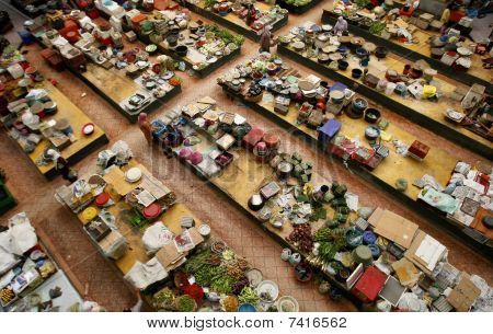 Mercado de manhã