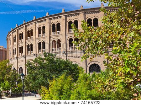 Bullfighting corrida arena in Granada - Spain