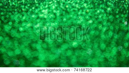 Green Abstract Bokeh Background