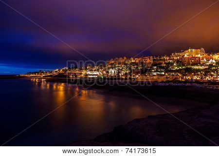 Beach Las Americas in Tenerife island - Canary Spain