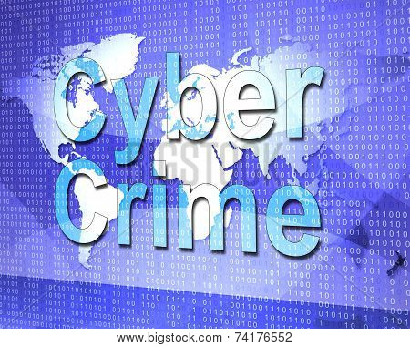 Cyber Crime Shows World Wide Web And Criminal