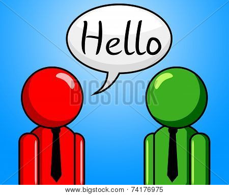 Hello Conversation Means How Are You And Consultation