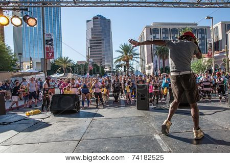 Entertainer At Aidswalk
