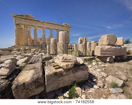 Parthenon temple in Athens, Greece