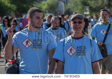 Men At Aidswalk