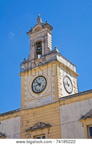 Clocktower. Fasano. Puglia. Italy.