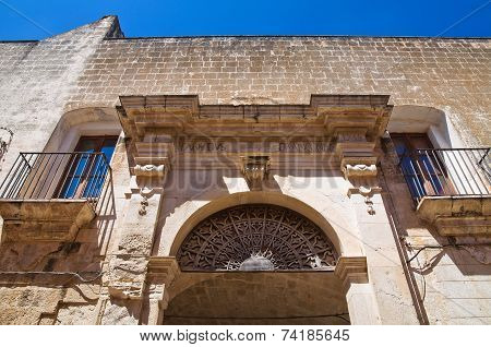 Arch of the Knight. Fasano. Puglia. Italy.
