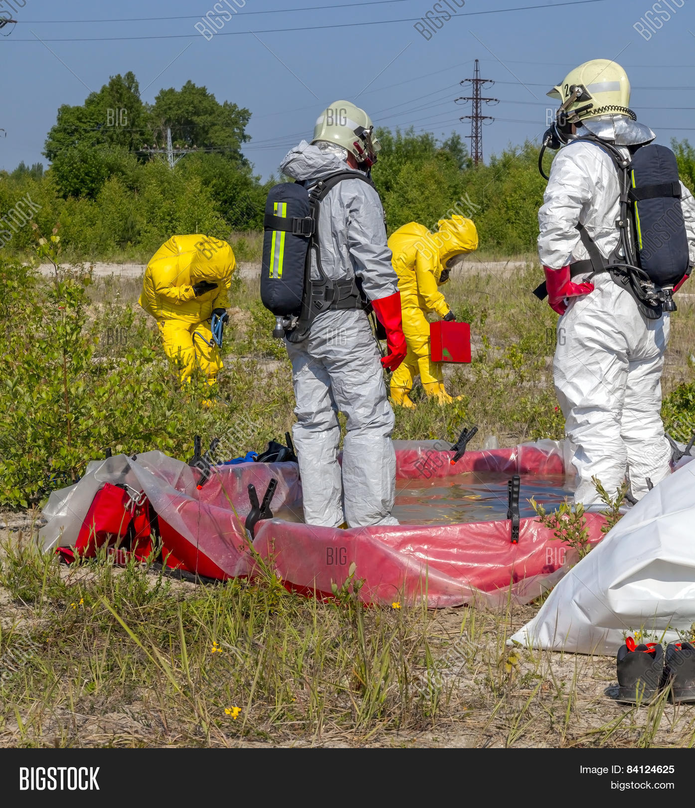 Hazmat Team Members Image & Photo (Free Trial) Bigstock