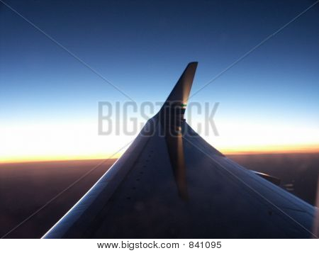 Sonnenuntergang Flügel