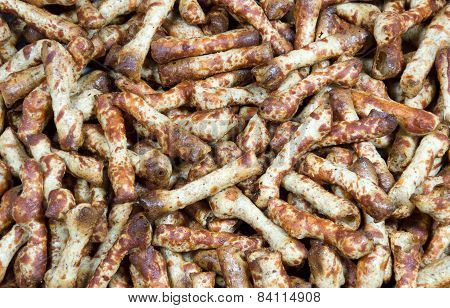 Close up of Twiglets background