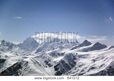 Grote hoge berg. Caucasus. Rusland.