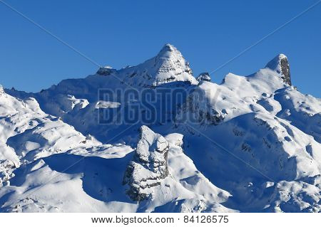 Beautiful Snow Covered Mountains