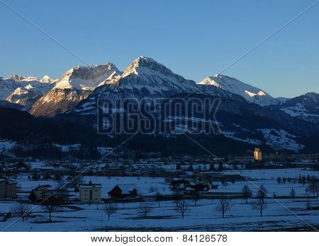 Winter Morning In Schwyz