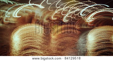 Light Curves. Abstract Light Trails Photo. Long Exposure Photo.