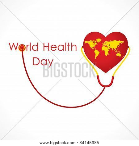 world health day banner design