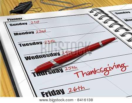 Díkůvzdání plány