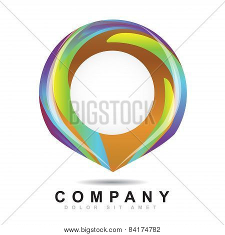 Abstract Circle Logo Icon
