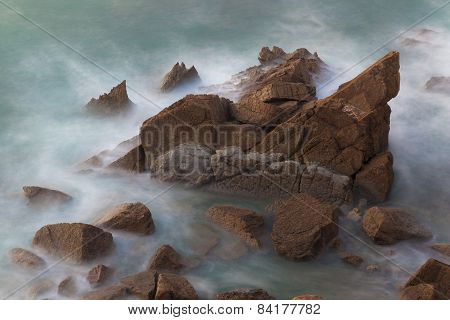 Sea In Liencres, Cantabria, Spain