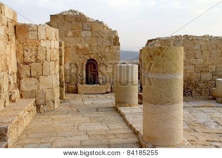 Ruins Of Avdat - Ancient Town Founded And Inhabited By Nabataeans In  Negev  Desert