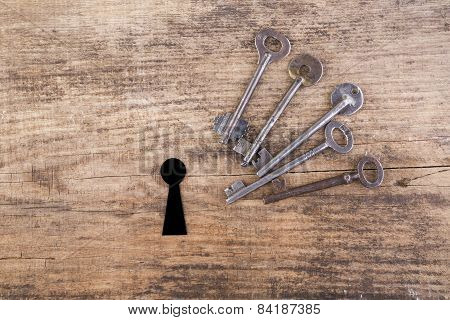 keys on the table