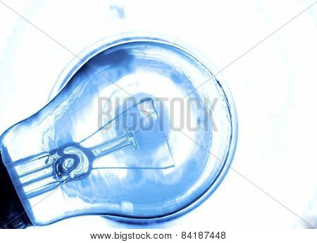 blue electric light