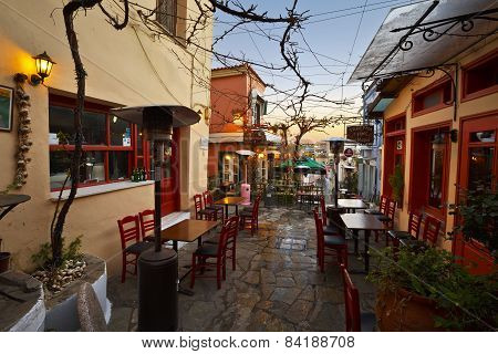 Plaka in Athens, Greece.