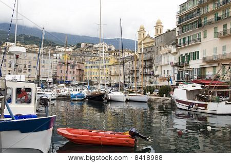 Stary Port port Bastia Francja Corsica