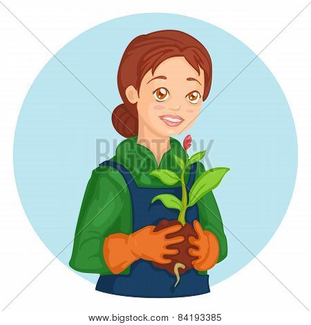gardener girl