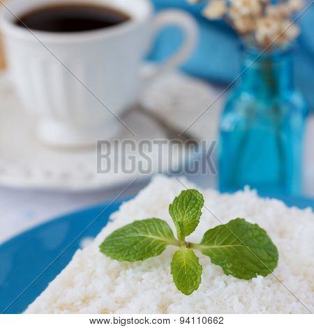 Sweet Couscous (tapioca) Pudding (cuscuz Doce) With Coconut