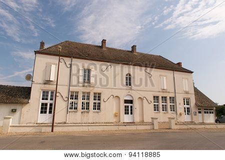 Town hall in French village Lays sur le doubs