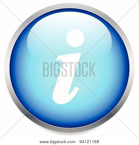 Information, Info Icon With Letter I With Italic Font. Vector.