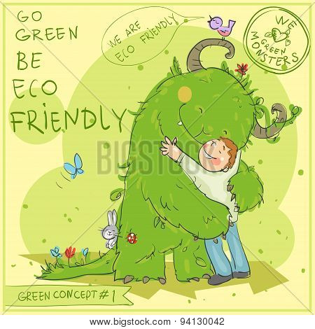 Green Concept 1 - Hand drawn series.