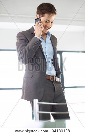 Handsome young business man