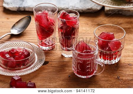 Frozen Hibiscus Tea