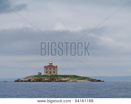 Trstenik island in the Mediterranean