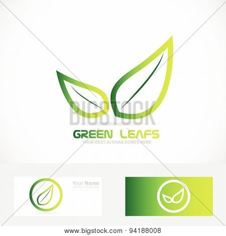 Green leafs logo
