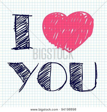 doodle I love you